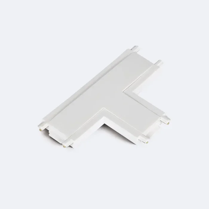 Magnetic Track 25mm Surface T Horizontal Connector – White