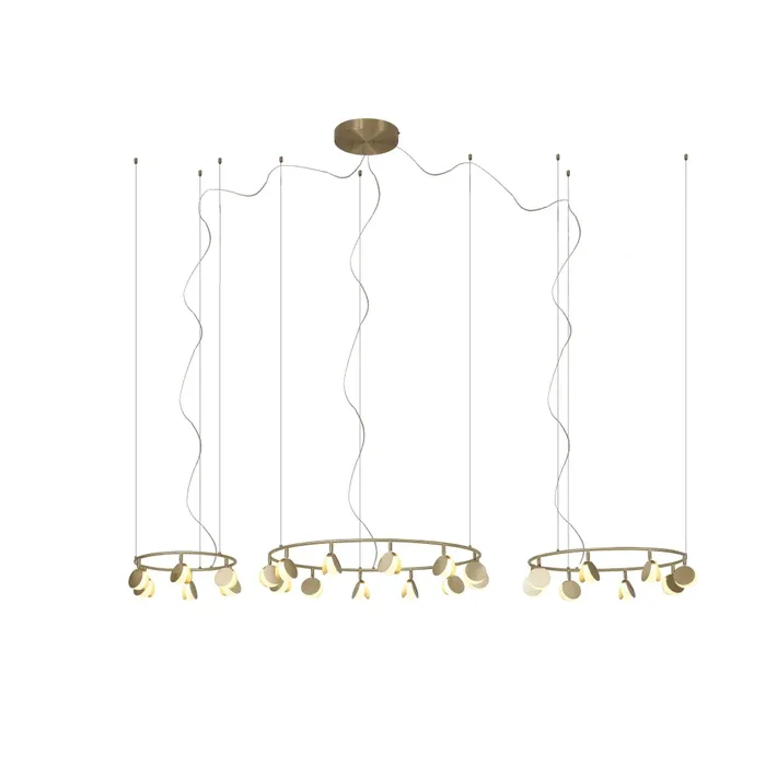 Mantra SHELL Pendant Light LED gold, 26-light sources