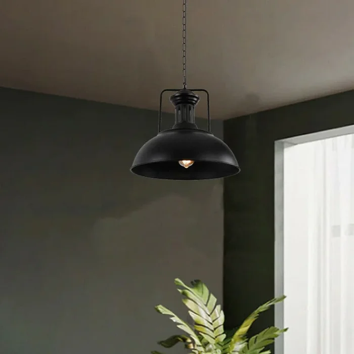 Matt Black Chain Pendant Light~3806