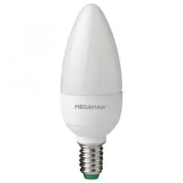 Megaman 14300 3.5W = 25W SES/E14 LED Opal Candle, Warm White