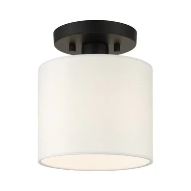 Meridian One Light Semi Flush Mount (41094-04)