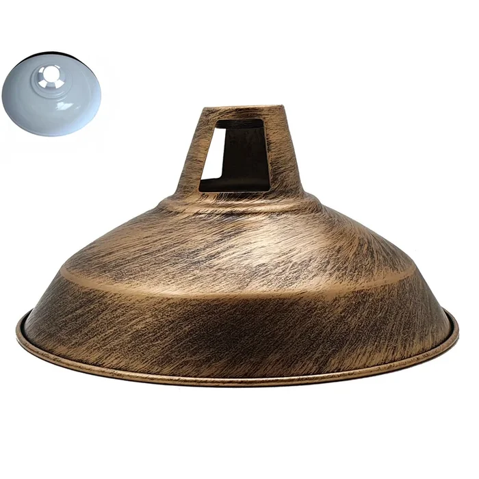 Metal Ceiling Vintage Industrial Loft Style Pendant Lighting Lampshade in Colour~1072