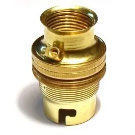 Metalbrite Brass BC ¾” Lampholder