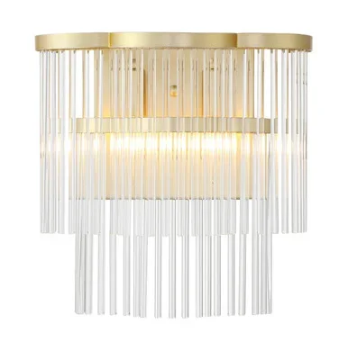 Minka-Lavery Azura Two Light Wall Sconce in Heirloom Brass – 5452-856