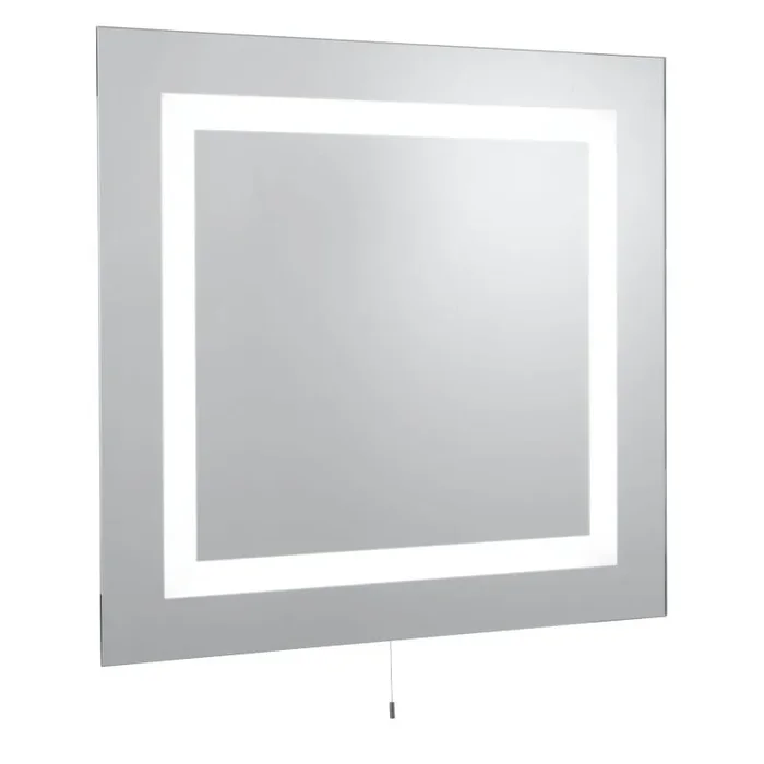 Mirror Bathroom Light IP44 Illuminated Mirror Rectangular – 2 Light Mirror Glass