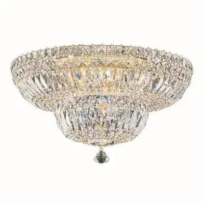 Nine Light Flush Mount