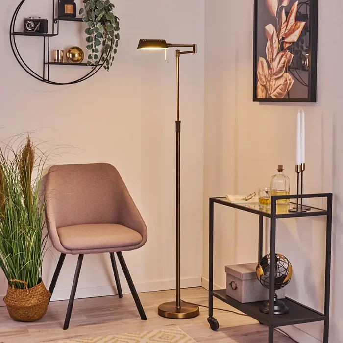 Norrlida Floor Lamp LED brass, 1-light source
