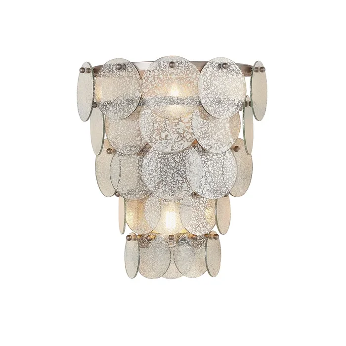 NOV934102 Novello Wall Light Antique Silver