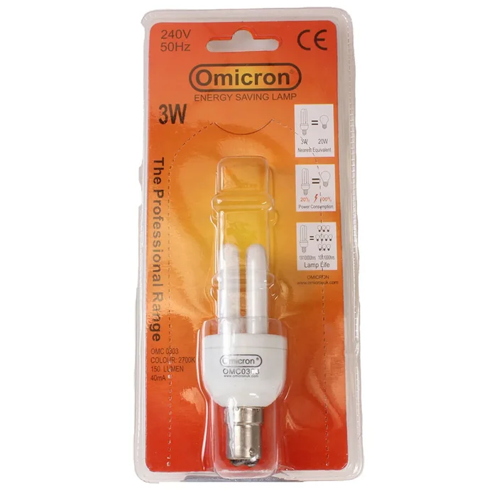 Omicron 3W SBC 10KH Very Warm White