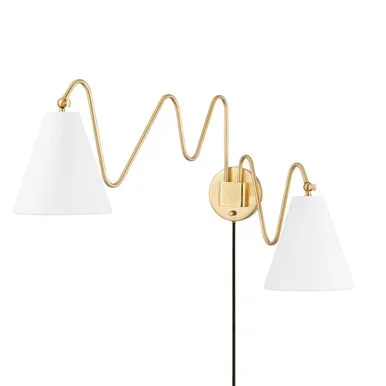 Onda Two Light Wall Sconce (HL699102-AGB)