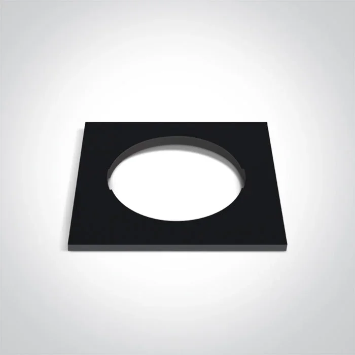 One Light 050182RA/B BLACK DECORATIVE BASE SQUARE FOR 10105H