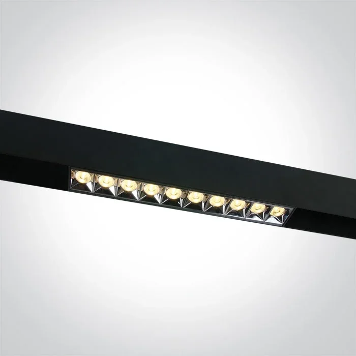 One Light 42102B/B/W 22W LED Linear track light for 48V Magnetic Track Lighting System
