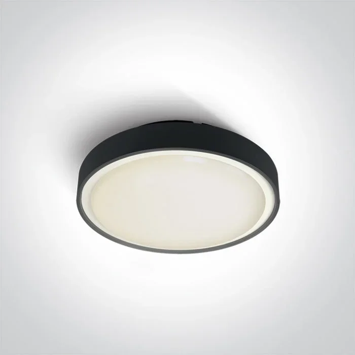 One Light 67280E/B BLACK IP65 1xE27 12W