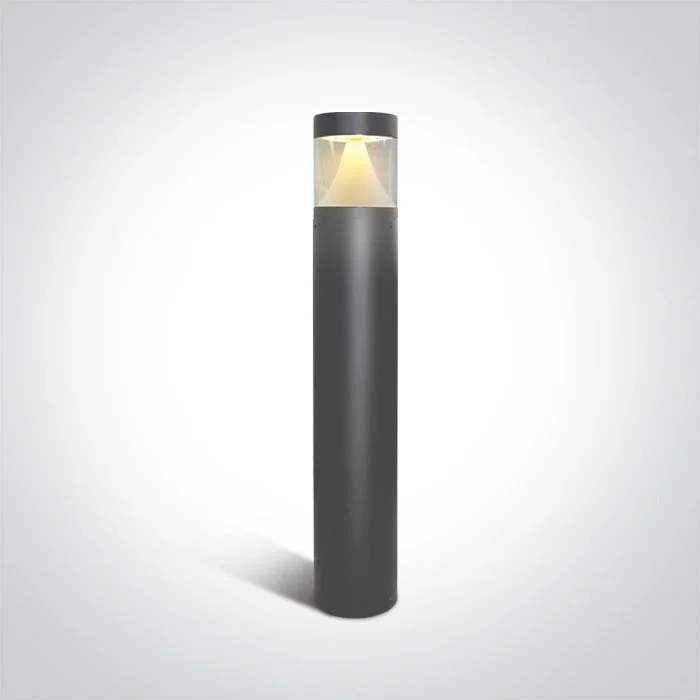 One Light 67410/AN/W ANTHRACITE LED BOLLARD 80cm 12W WW IP65 230V