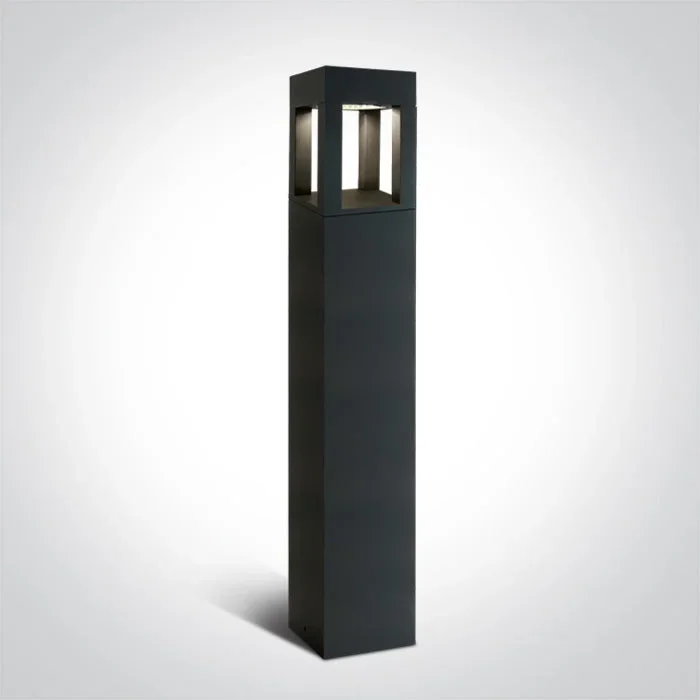 One Light 67506A/AN/C ANTHRACITE LED BOLLARD 90cm 22W CW IP65 230V
