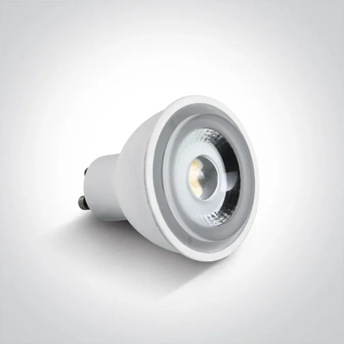 One Light 7306CGD/C WHITE COB LED 6W CW GU10 60deg DIMMABLE 230V