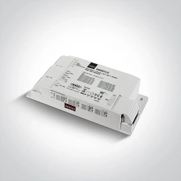 One Light 89050TLD DALI / PUSH TO DIMM / 1-10V / TRIAC UNIVERSAL DRIVER 50W IP20 230V