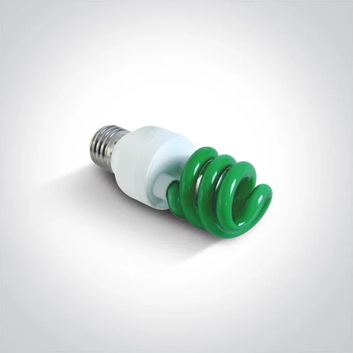 One Light 9S13/GR/E 13W E27 GREEN