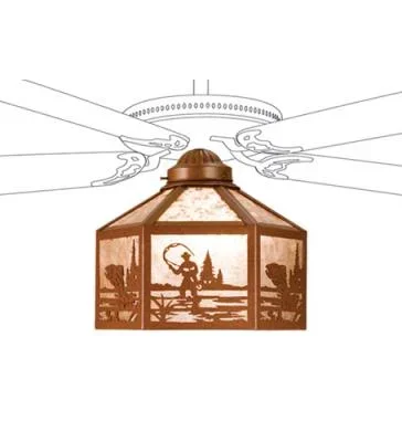 One Light Fan Light Shade086945
