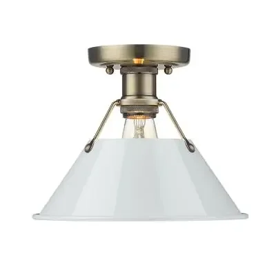 One Light Flush Mount