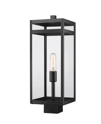 One Light Outdoor Post Mount Fixture