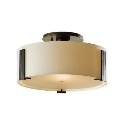 One Light Semi-Flush Mount