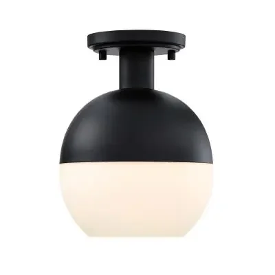 One Light Semi Flush Mount