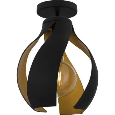 One Light Semi Flush Mount