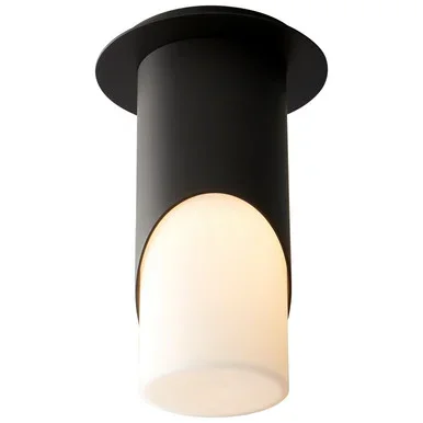 Oxygen Ellipse LED Ceiling Mount in Black – 3-354-115