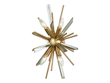 Palisades Ave. Four Light Wall Sconce (HF8204-AB)