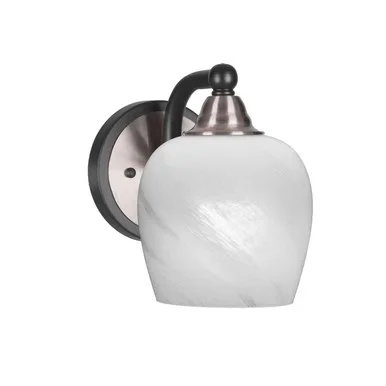 Paramount One Light Wall Sconce (3421-MBBN-4811)