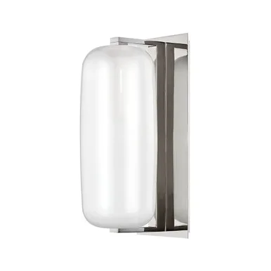 Pebble One Light Wall Sconce (3471-PN)