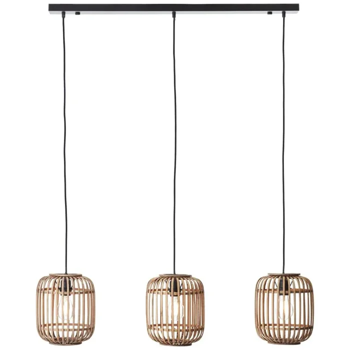 Pendant Light Brilliant Woodrow brown, 3-light sources