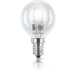 Philips 18W = 23W SES/E14 Energy Saver Halogen Round Clear Golf Ball