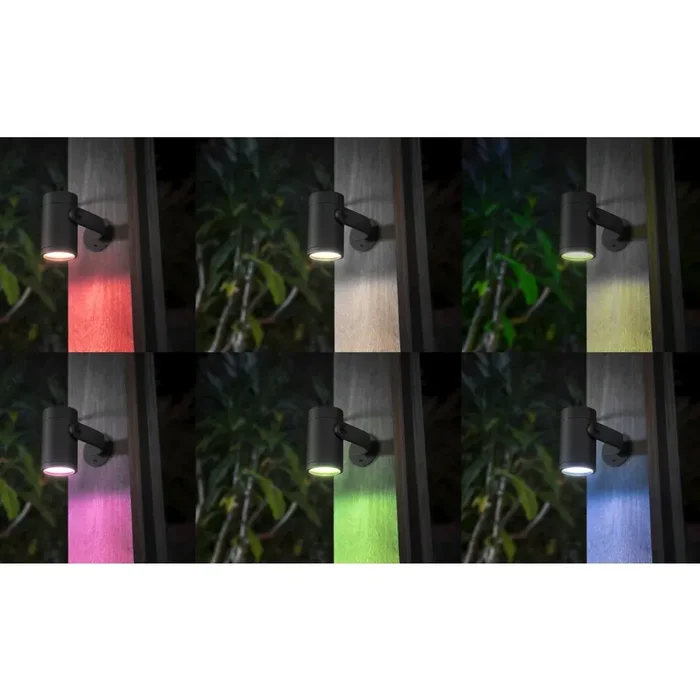 Philips HUE AMBIANCE WHITE & COLOR WACA LILY Spot, base set of 3 LED black, 1-light source, Colour changer