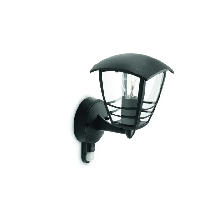 Philips myGarden CREEK wall light black, 1-light source, Motion sensor