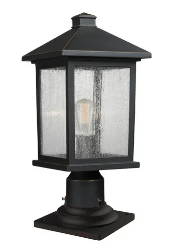 Portland One Light Outdoor Pier Mounted Fixture (531PHMR-533PM-ORB)