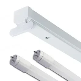 Powermaster 4ft Twin T8 LED Ready Batten Fitting – LED Tube – CCT