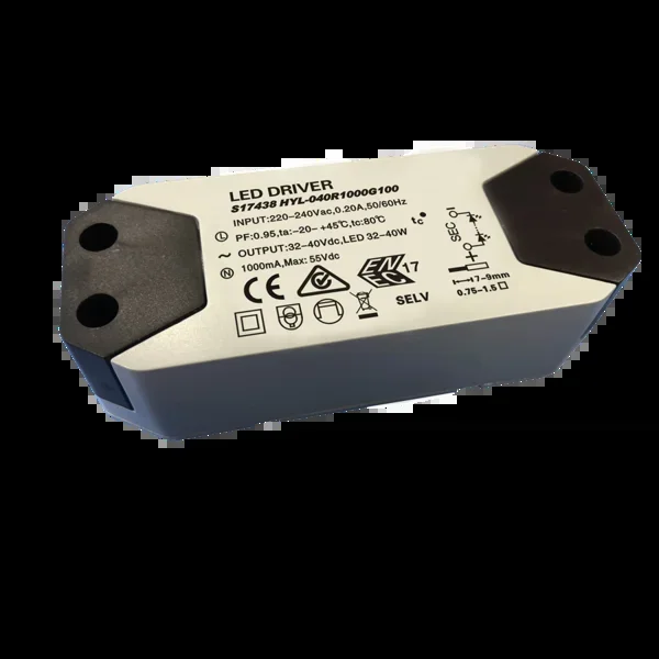 PowerMaster LED Non Dimmable Driver 40w