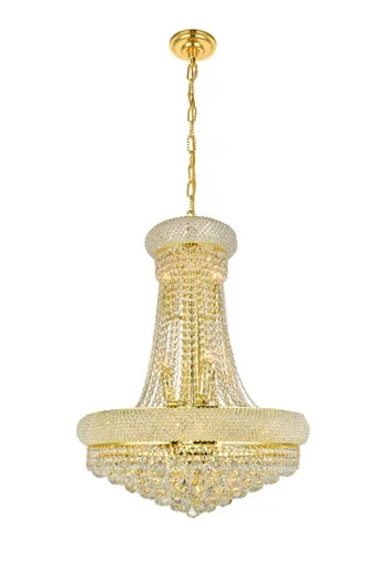 Primo 14 Light Chandelier (V1800D24G/RC)