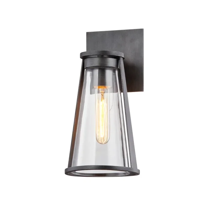 Prospect Wall Sconce 1-Light Outdoor LED in Graphite 6L x 6W x 12HB7611-GRA