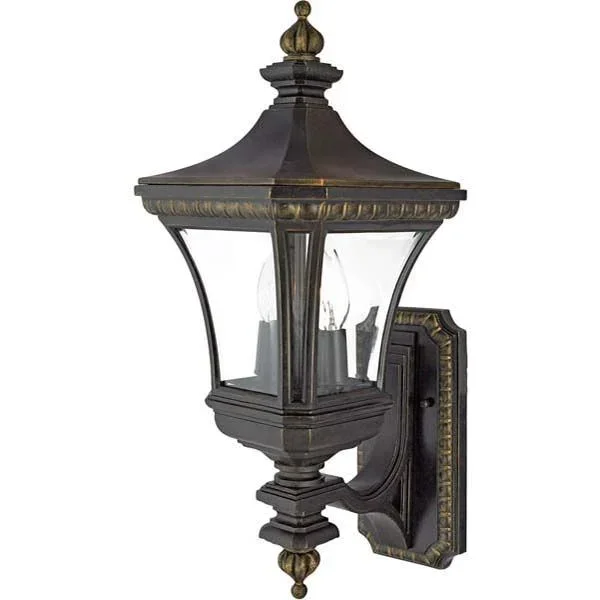 Quoizel DE8959IB Devon 2 Light Outdoor Lantern in Imperial Bronze
