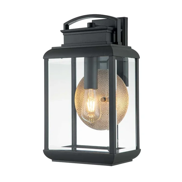 Quoizel Outdoor Wall Light from the Byron range. Byron 1 Light Medium Wall Lantern Product Code = QZ-BYRON-M