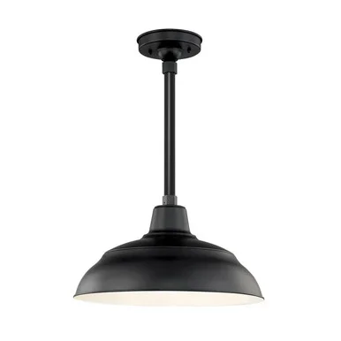 R Series One Light Pendant (RWHS17-SB)