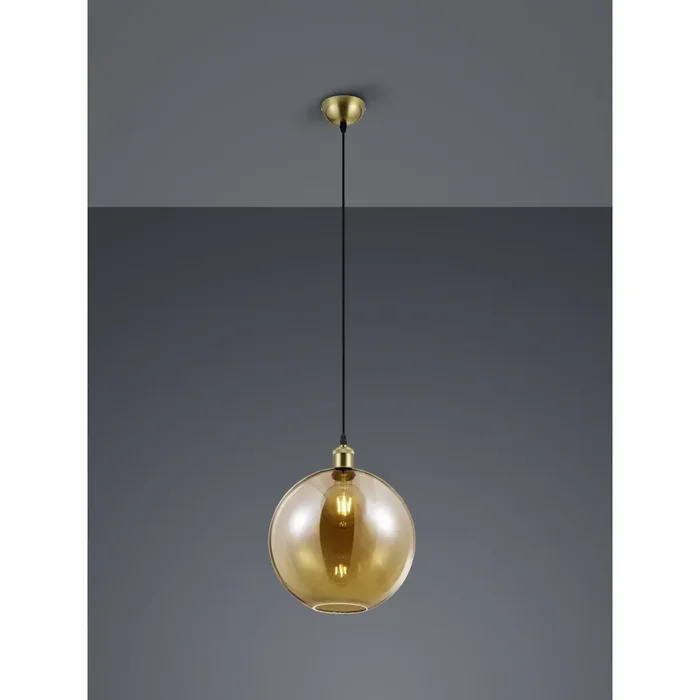 Reality DINO Pendant Light LED antique brass, 1-light source