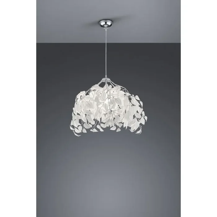 Reality LEAVY pendant light chrome, 1-light source