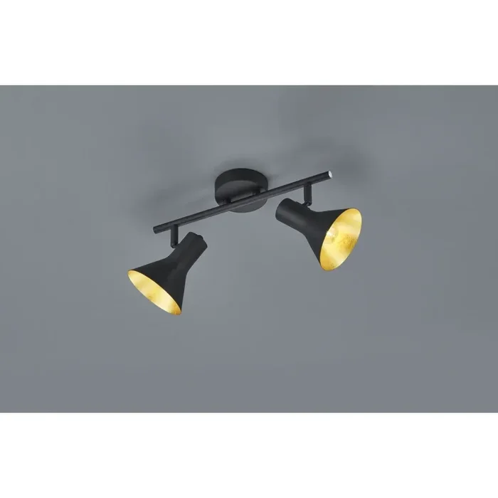 Reality NINA spotlight black, 2-light sources