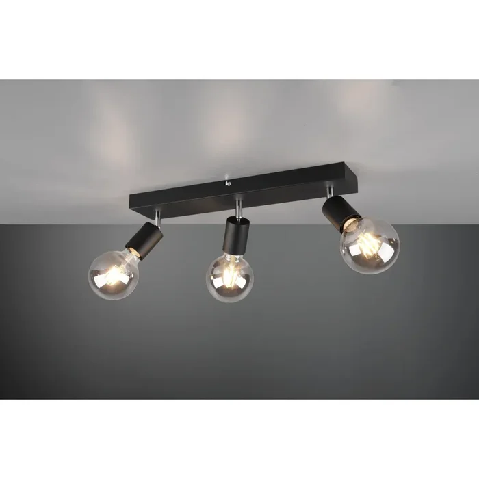 Reality Vannes Spotlight black, 3-light sources