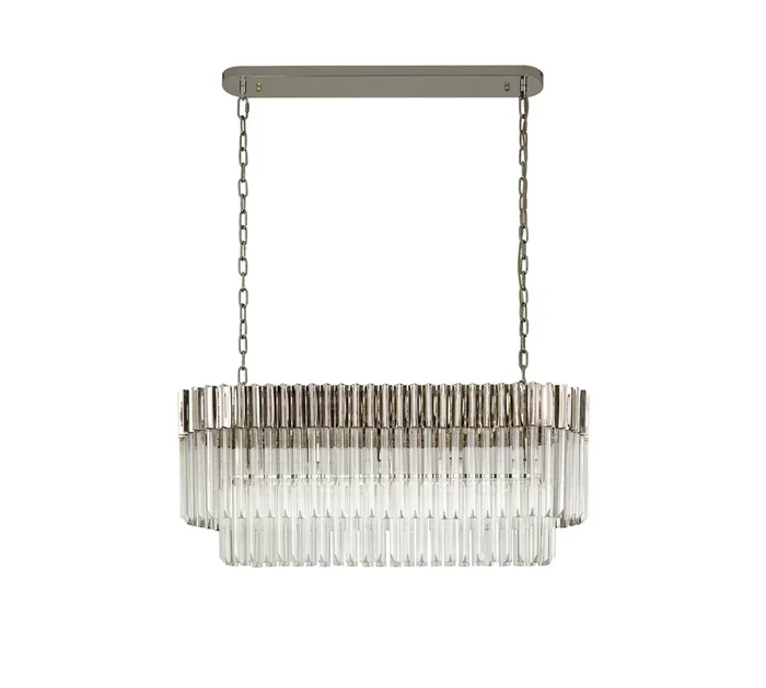 Reynolds Pendant Rectangle 5 Light EM5428-HSA
