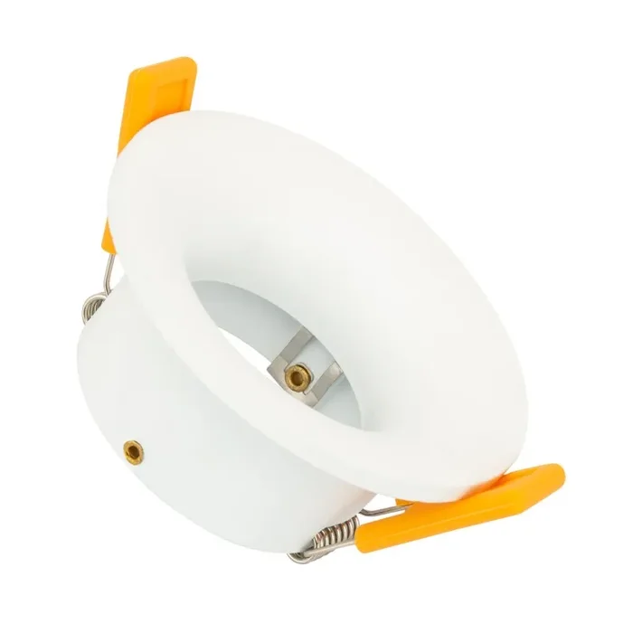 Round Indirect Light Downlight Bezel Cutout 70mm for a GU10/GU5.3 LED Bulb – White